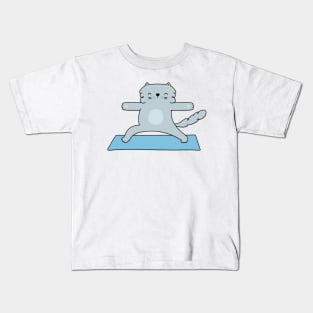 Yoga Cat Kids T-Shirt